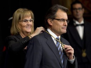 ARTUR MAS TOMA POSESIÓN  COMO PRESIDENTE DE LA GENERALITAT